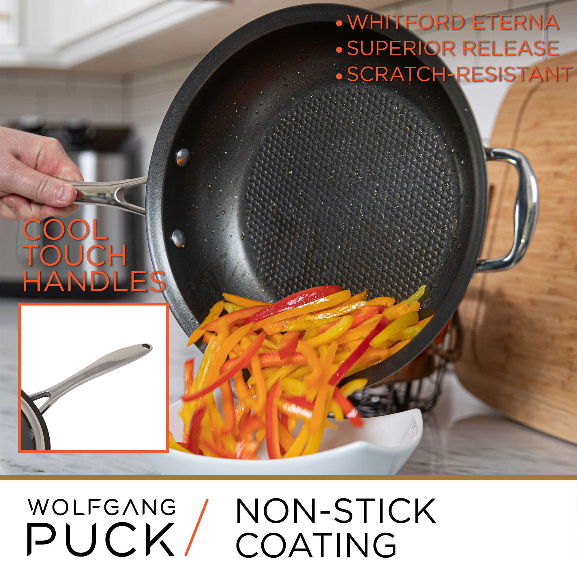 non-stick coating 9-Piece stainless steel cookware set