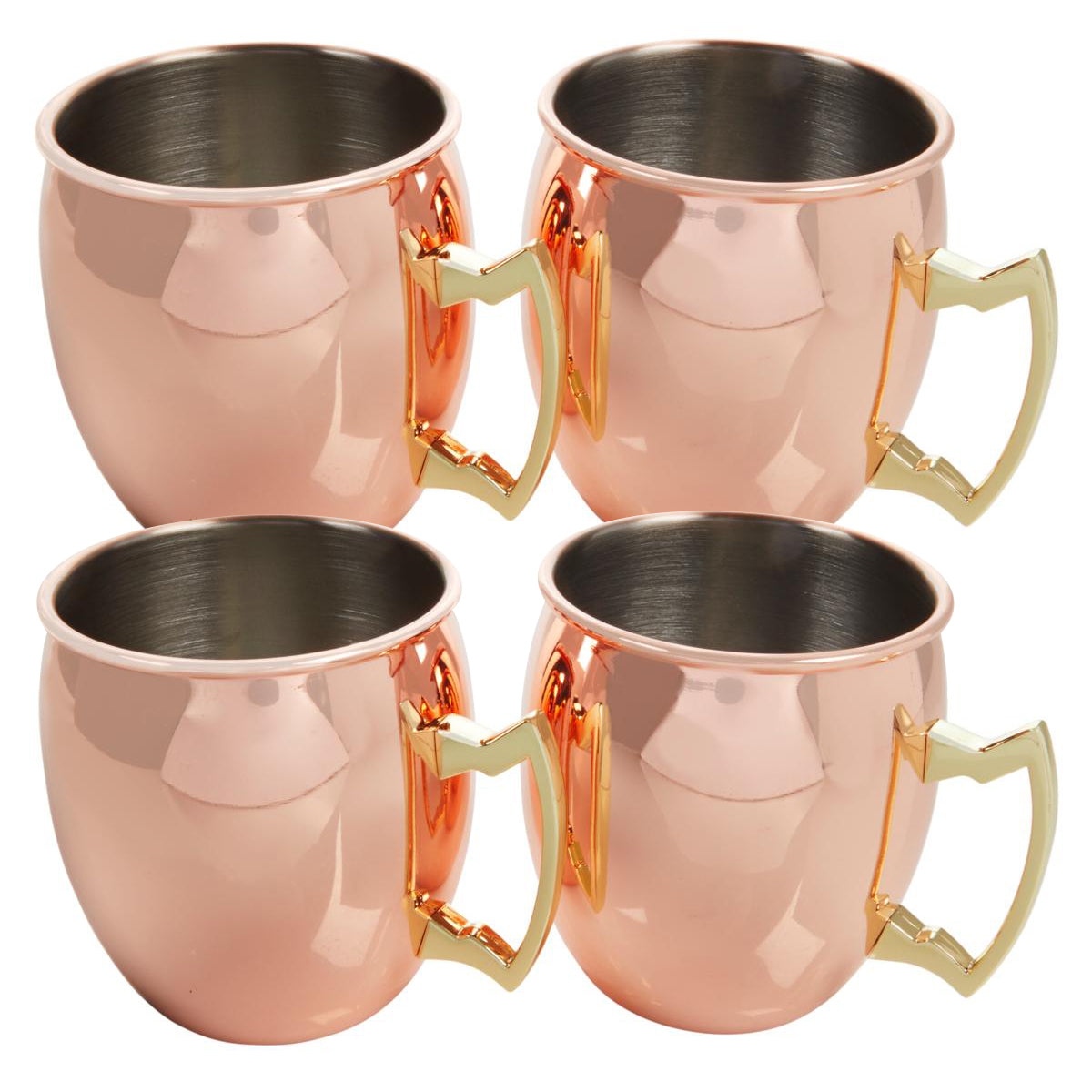 Copper Mule Mugs - Set of 4