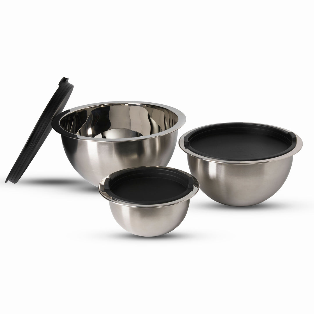 Wolfgang Puck 6-Piece Mixing Bowls Set (Stainless Steel